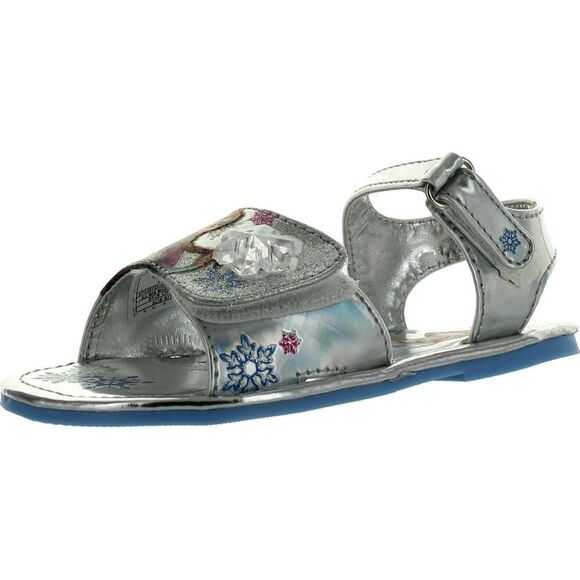 Disney Frozen CH10958B Silver ChildG sandals 11 NEW - Picture 1 of 4